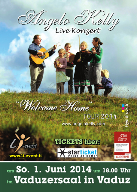 Angelo Kelly Welcome Home Tour 2014