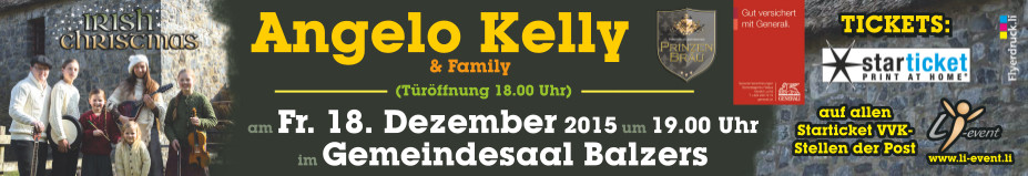 Banner Angelo Kelly & Family Irish Christmas